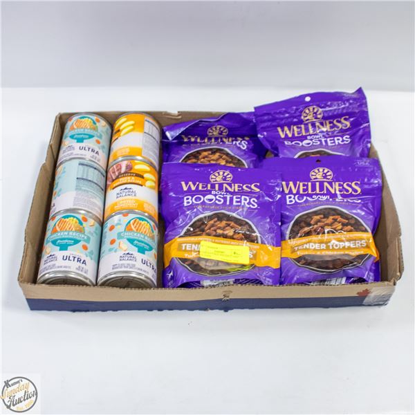 6 CANS NATURAL BALANCE ASST DOG FOOD