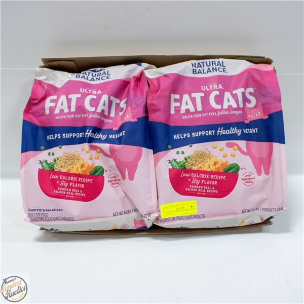 2 X 6LB NATURAL BALANCE ADULT CAT FOOD