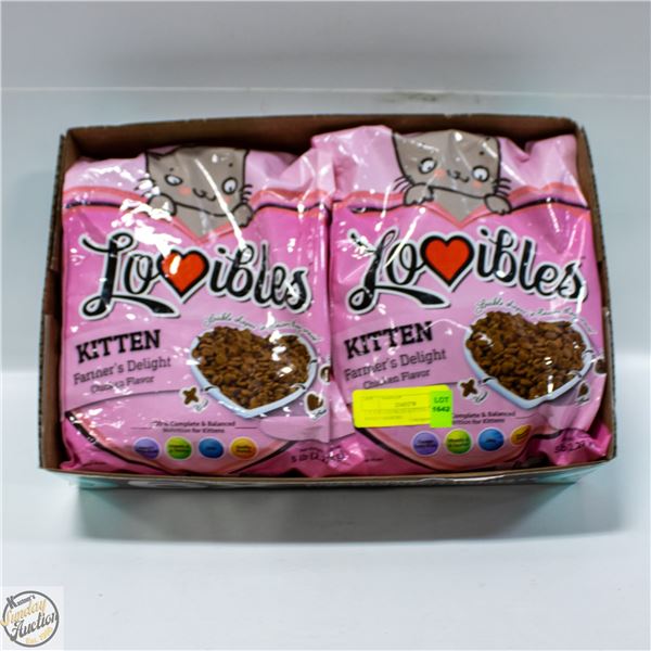 2 X 5LB LOVIBLES KITTEN CAT FOOD FARMERS
