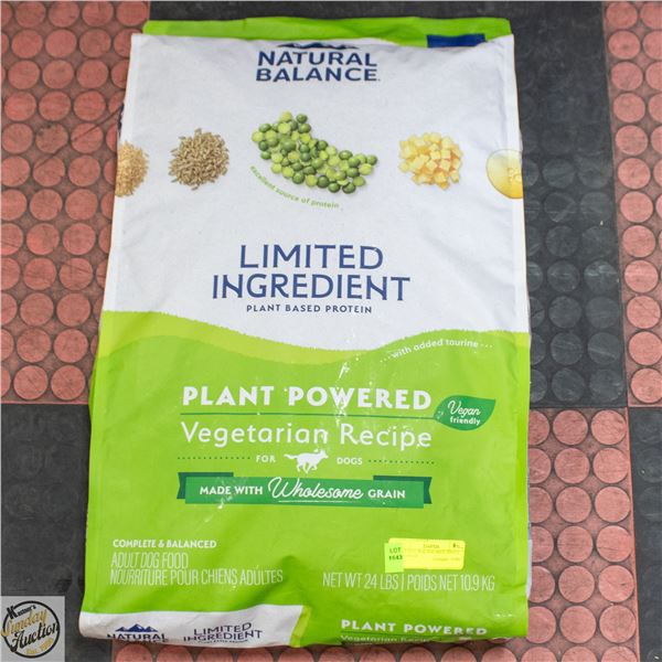 24LB NATURAL BALANCE ADULT DOG FOOD