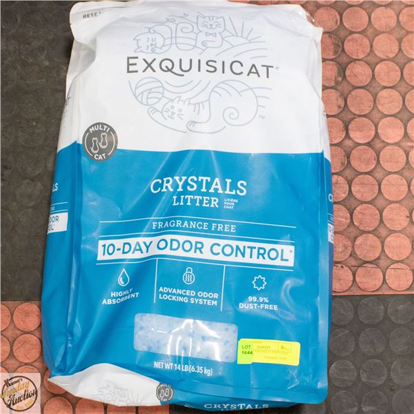 14 LB BAG EXQUISICAT CRYSTALS CAT LITTER