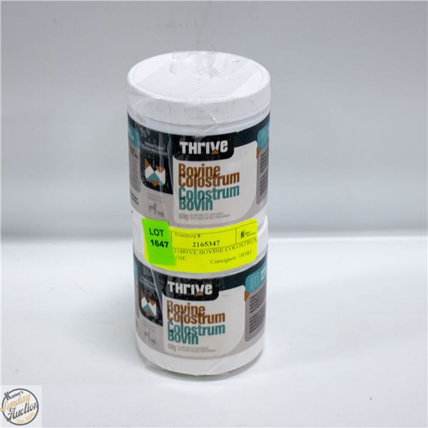 2X 60G THRIVE BOVINE COLOSTRUM 90 IMMUNE