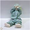 Image 1 : VINTAGE CRYING STANDING BABY DOLL H-22"