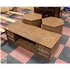 Image 1 : VINTAGE 3 PIECE COFFEE TABLE SET