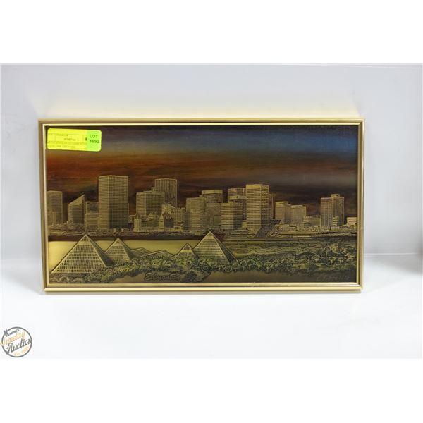 METAL ENGRAVED EDMONTON SCENE 1998 ARTWORK