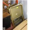 Image 1 : LOT OF VINTAGE METAL TV DINNER TABLES