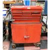 Image 1 : RED TOOL BOX WITH 2 LEVELS AND DRAWERS
