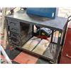 Image 1 : LARGE BLACK METAL GARAGE TABLE ON WHEEL