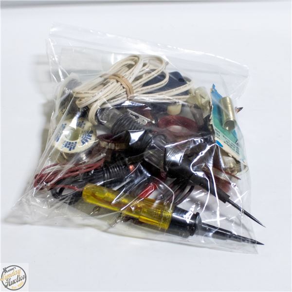 LOT OF SOLDERING TOOLS AND METAL