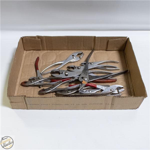 LOT OF VARIOUS PLIERS