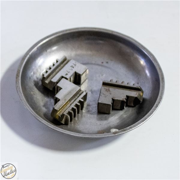 3 PIECE STEEL INTERNAL HARD JAW SET