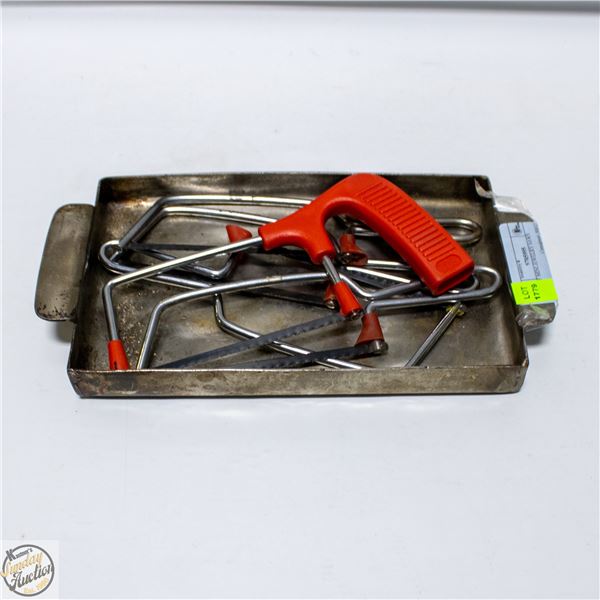 LOT OF MINI JEWELRY SAWS