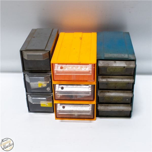 LOT OF DRILL BIT CONTAINERS