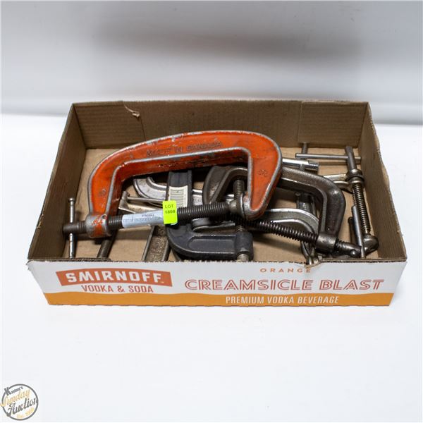LOT OF VINTAGE C-CLAMPS