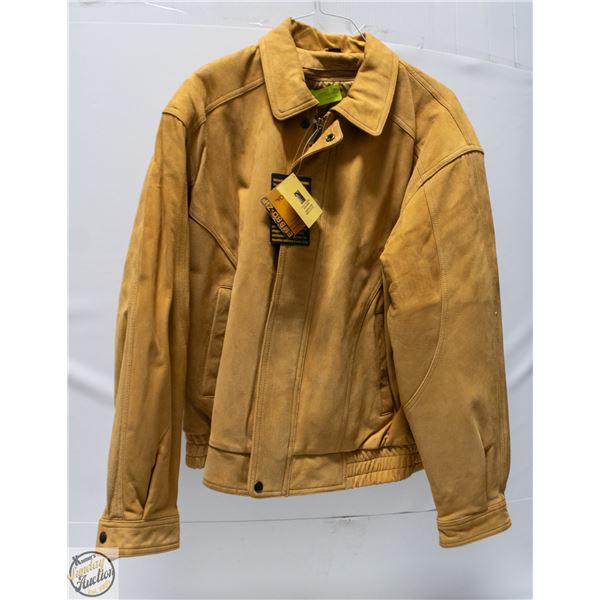 NEW AMANATI LEATHER JACKET, SIZE M