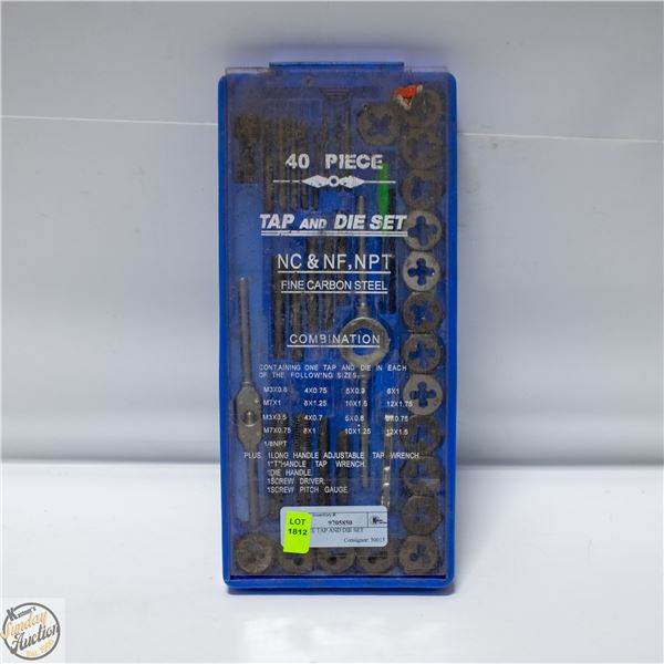 40 PIECE TAP AND DIE SET