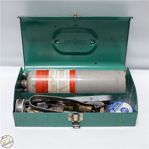 BERNZ O MATER PROPANE TORCH KIT IN METAL CASE