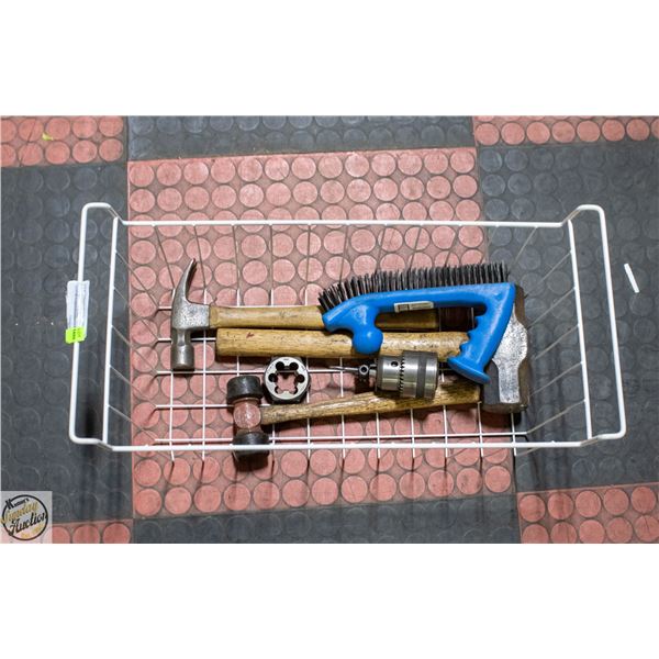 LOT OF VARIOUS GARAGE TOOLS