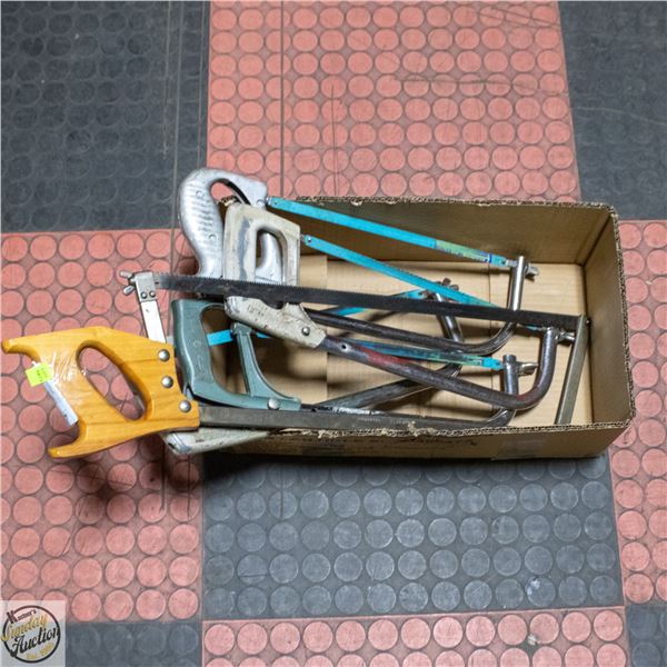 LOT OF VARIOUS HACKSAW