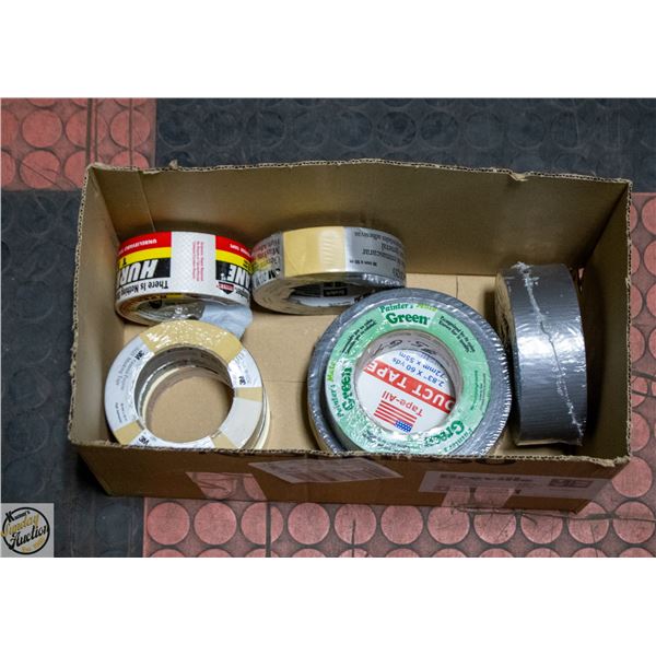 LOT OF NEW VARIOUS TYPES TAPE