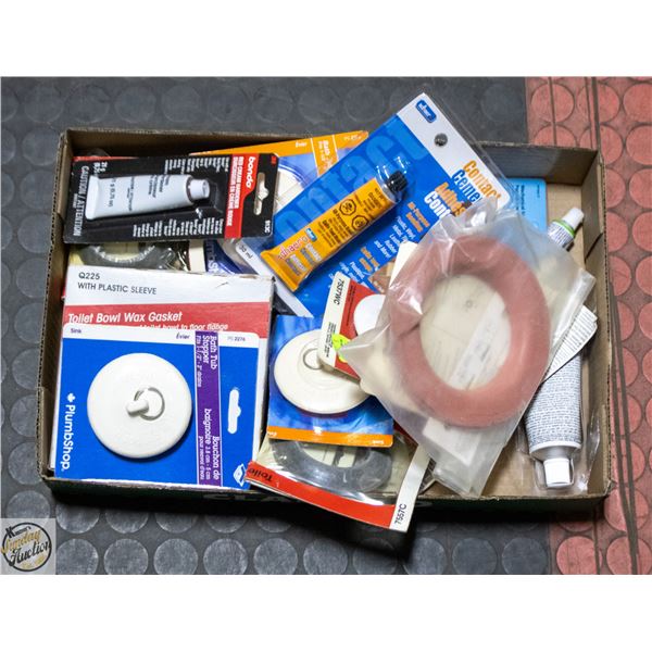 LOT OF PLUMBING SUPPLIES