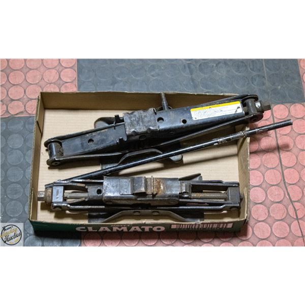 LOT OF 2 EMERGENCY CAR JACKS