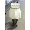 Image 1 : VINTAGE LAMP WITH SHADE H-33"
