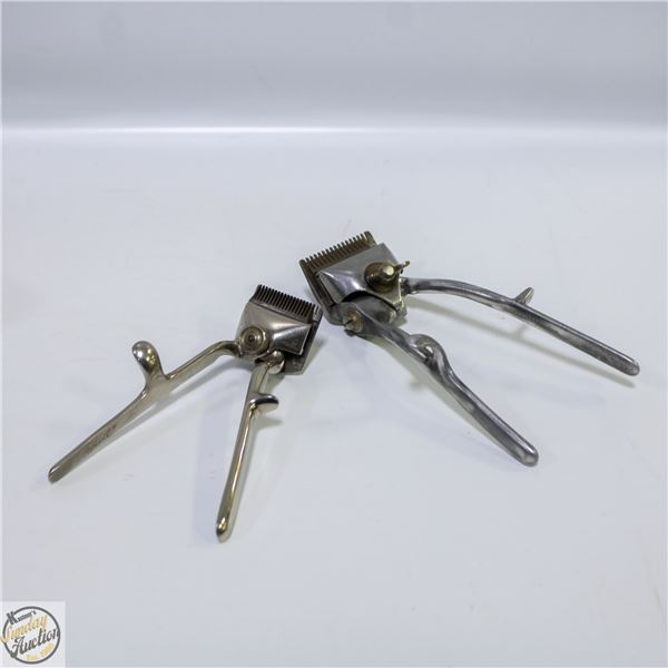 2 VINTAGE WAHL CLIPPERS