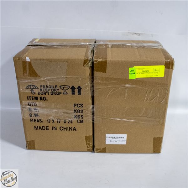 2 WHITE MODERN PENDANT CONE LAMP