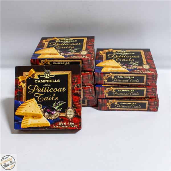 8 X BOXES CAMPBELLS SCOTTISH SHORTBREAD