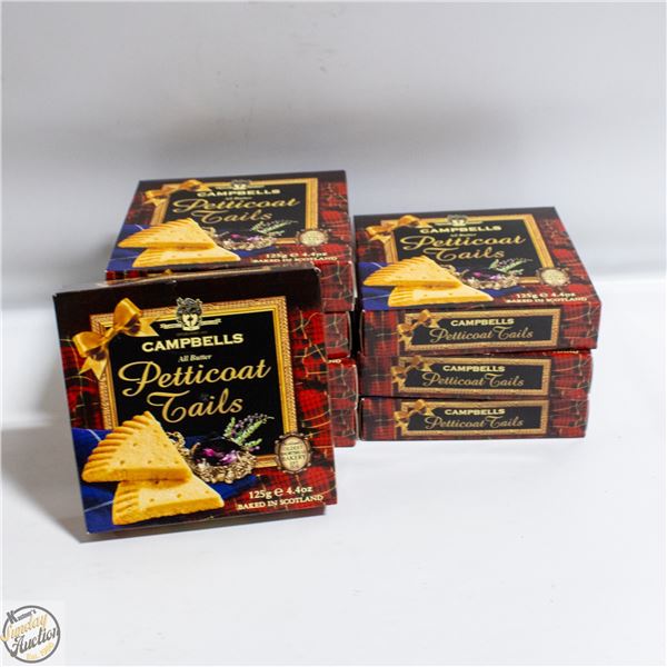 8 X BOXES CAMPBELLS SCOTTISH SHORTBREAD