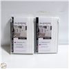 Image 1 : 2 X ALAMODE HOME PILLOW SHAMS 1X QUEEN 1X KING