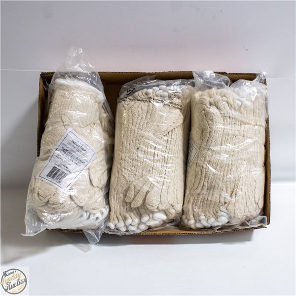 3 DOZEN PAIRS OF INDUSTRIAL WORK GLOVES