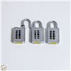 Image 1 : 3 X COMBINATION LOCKS