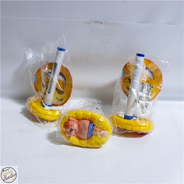 3 FAT GUY IN SHORTS FLOATING THERMOMETER FOR