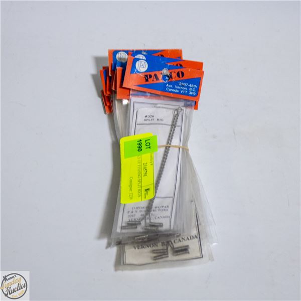 12 X 2 PKS OF FISHING SPLIT RIGS