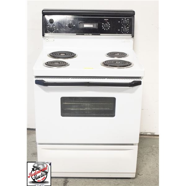 MCCLARY 4 BURNER ELECTRIC HOUSEHOLD RANGE