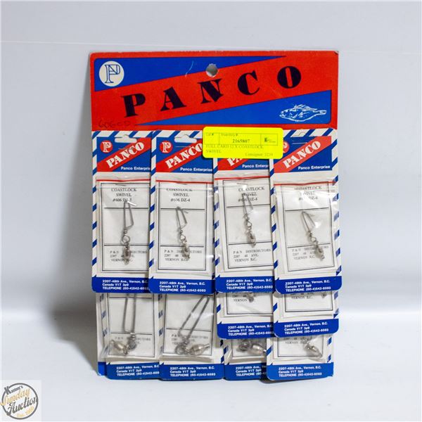 FULL CARD 12 X COASTLOCK SWIVEL