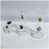 Image 1 : 3 X GLASS BONGS