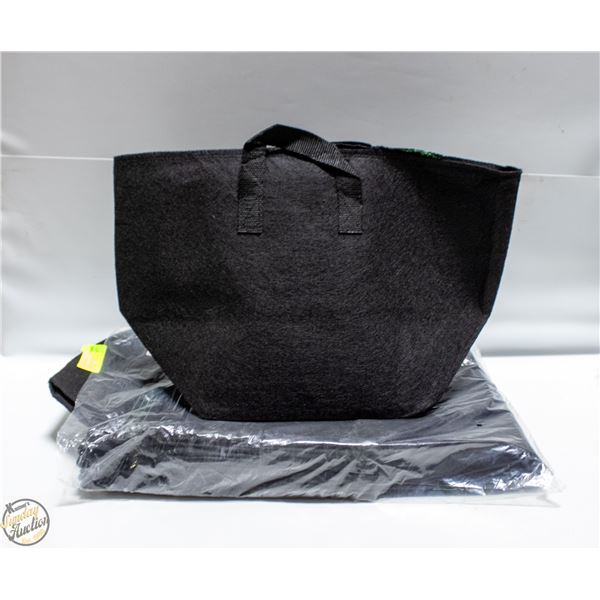 10 X 3 GALLON FABRIC GROW BAGS WITH HANDLES