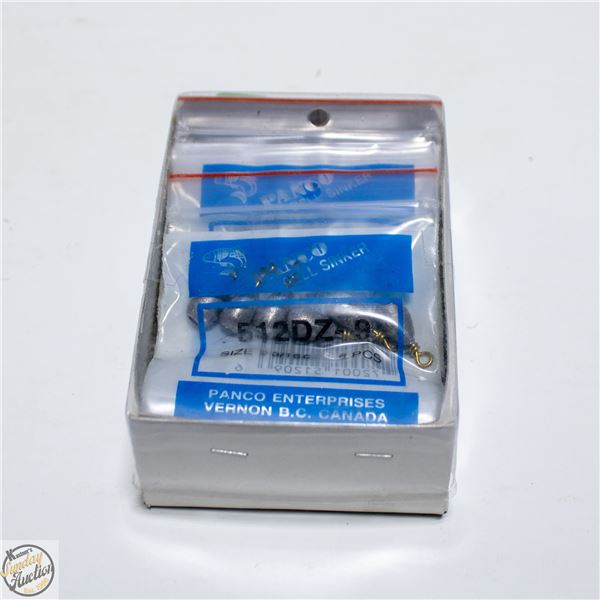 BOX 12 X 6 3/16 OZ SIZE 9 BELL SINKERS