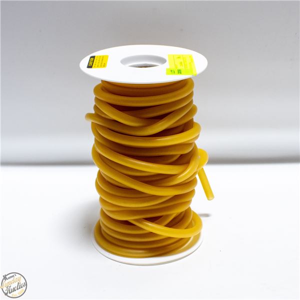 SPOOL OF RUBBER TUBING FOR FISHING OR MAKING-