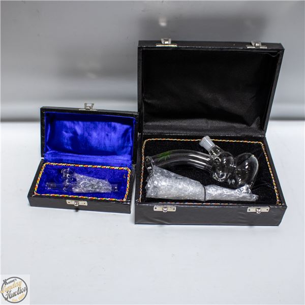 BONG IN CASE AND PIPE IN CASE