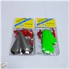 Image 1 : 2 KOKANEE TROLL FISHING RIGS L-4FT+RUBBER SNUBBERS