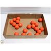 Image 1 : 20 X RED RUBBER FISHING BOBBERS