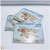 Image 1 : 4 WOODCRAFT AIRCRAFT ASSEMBLY KITS W/MOVING PARTS