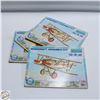 Image 1 : 4 WOODCRAFT AIRCRAFT ASSEMBLY KITS W/MOVING PARTS
