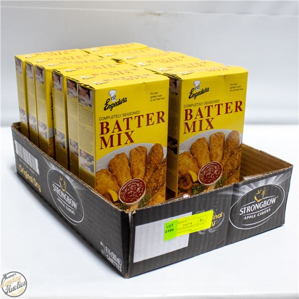 12 BOXES OF ENDGURDA FISH AND CHICKEN BATTER MIX