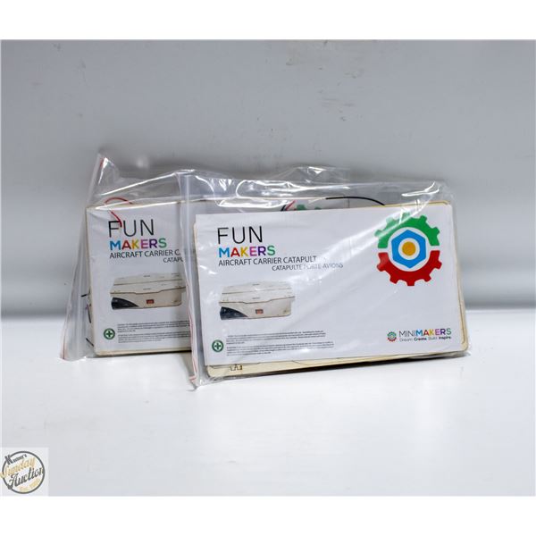 2 AIRCRAFT CARRIER W/MOTOR, TOOLS WOODEN SHIPCRAFT