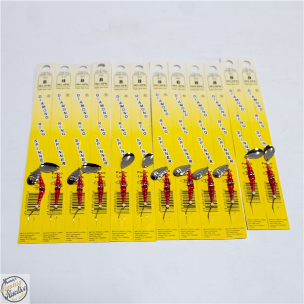12 X DIAMOND RING SPINNER FISHING RIGS